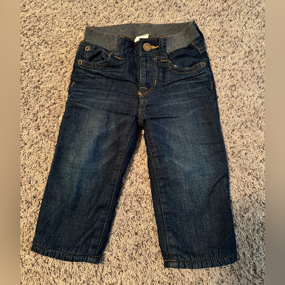 Baby gap Jeans size 6/12 months  with fleece lined